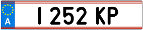 Truck License Plate
